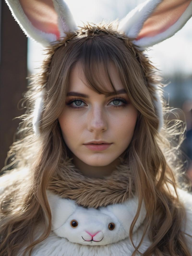 14930-3734842203-A stunning intricate long shot,bunny costume of a [young woman_Irina Shayk_0.8],(perfect eyes_0.8),(skin moles_0.7),(looks at vi.png